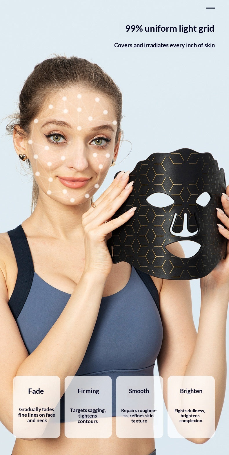 Velou Lumé™ LED Light Therapy Mask — wireless remote and controller